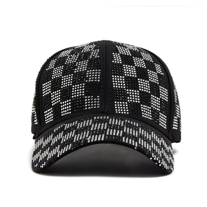 Cortina Crystal Grid Cap