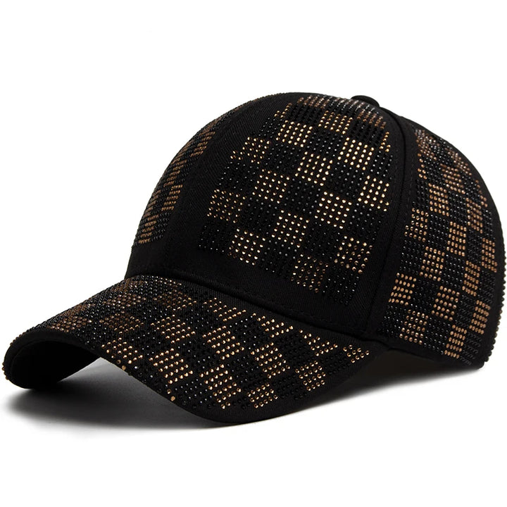 Cortina Crystal Grid Cap