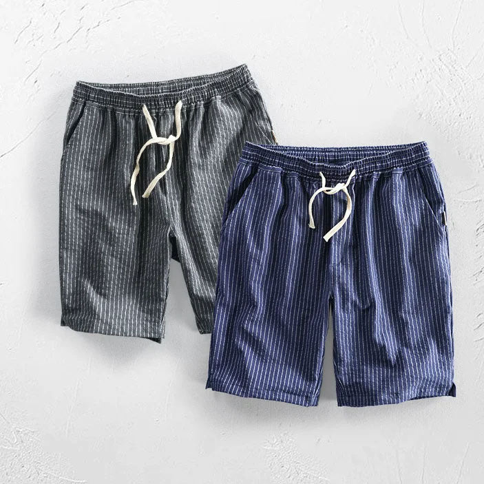 Biarritz Linen Stripe Shorts