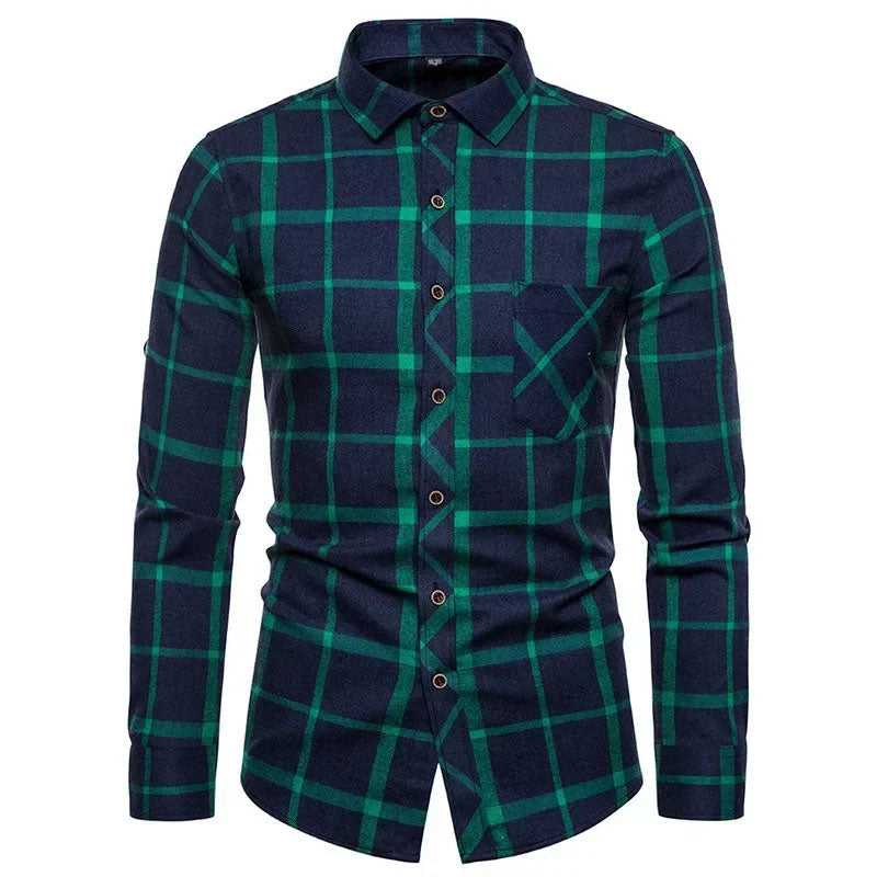 Redford Brushed Plaid Shirt