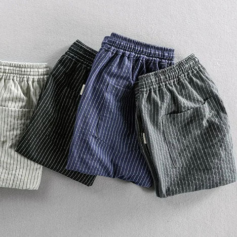 Biarritz Linen Stripe Shorts