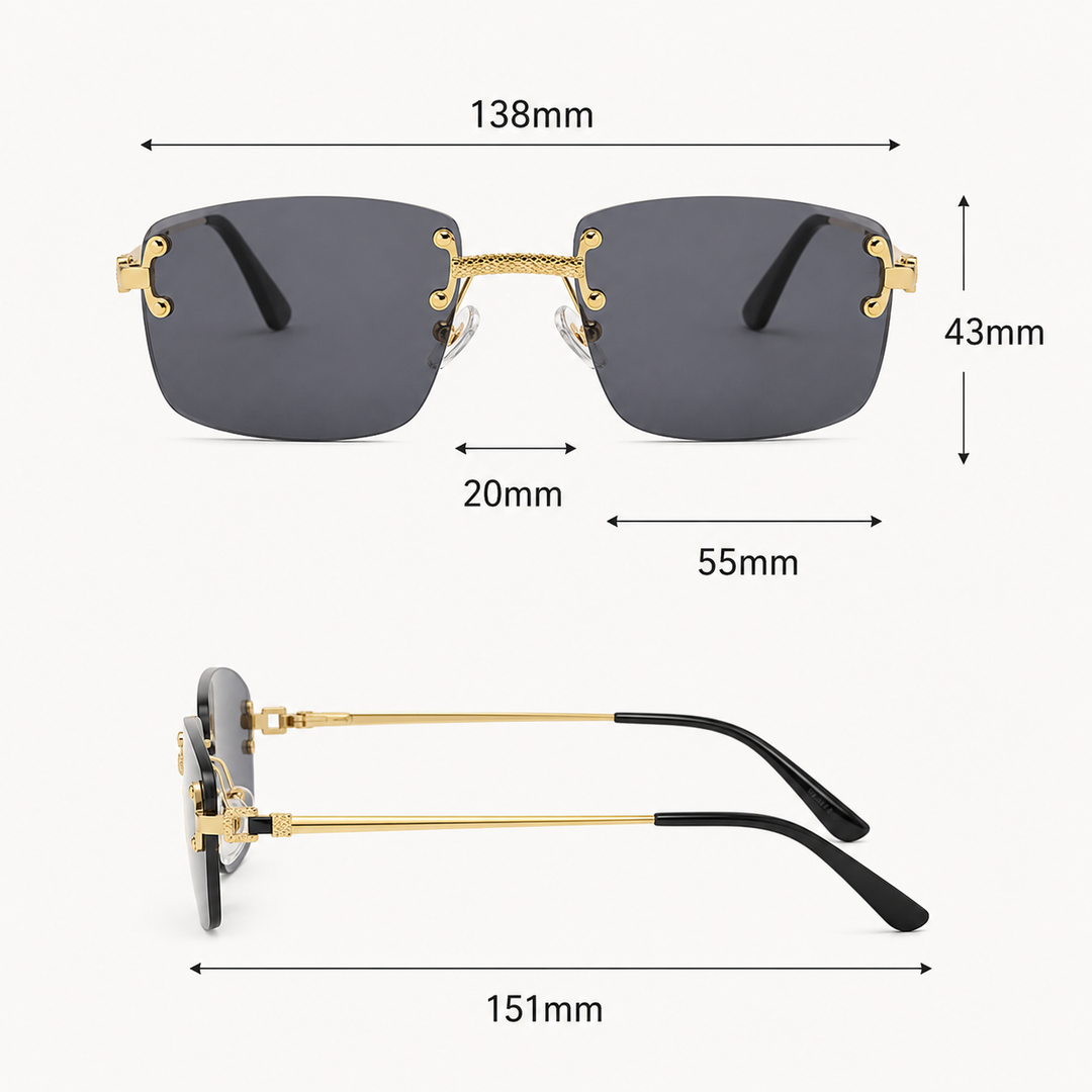 Beaumont Rimless Sunglasses