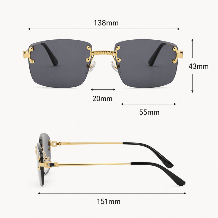 Beaumont Rimless Sunglasses