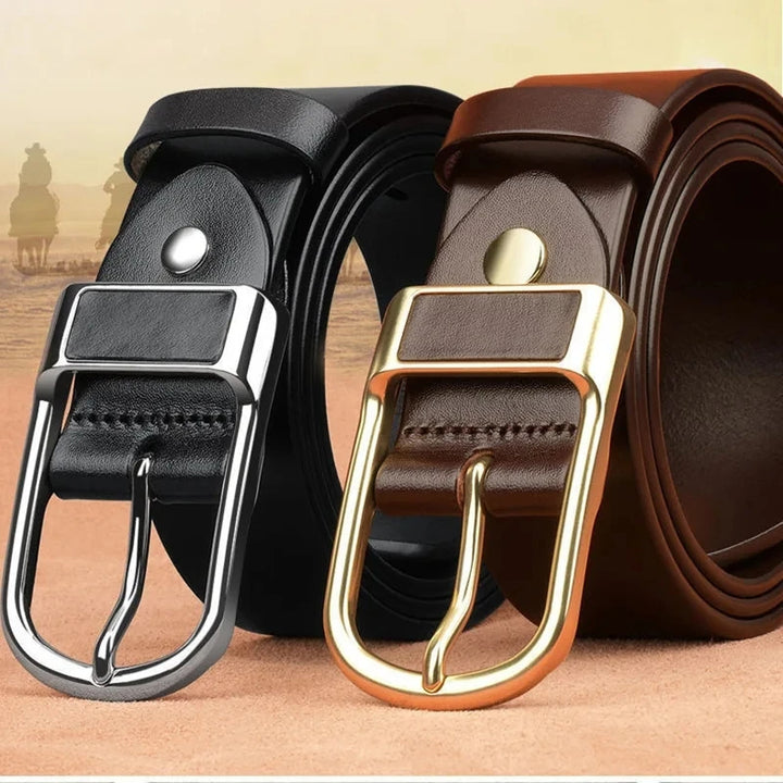 Sterling Cowskin Buckle Belt