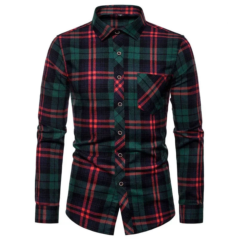 Redford Brushed Plaid Shirt