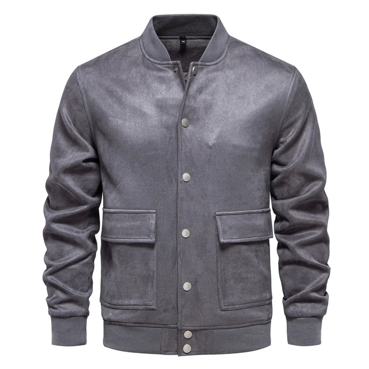 Fenrir Forge Suede Bomber Jacket