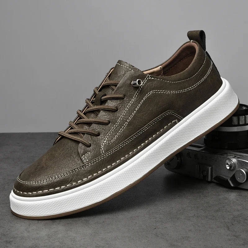 Lunaro Tumbled Leather Derbys