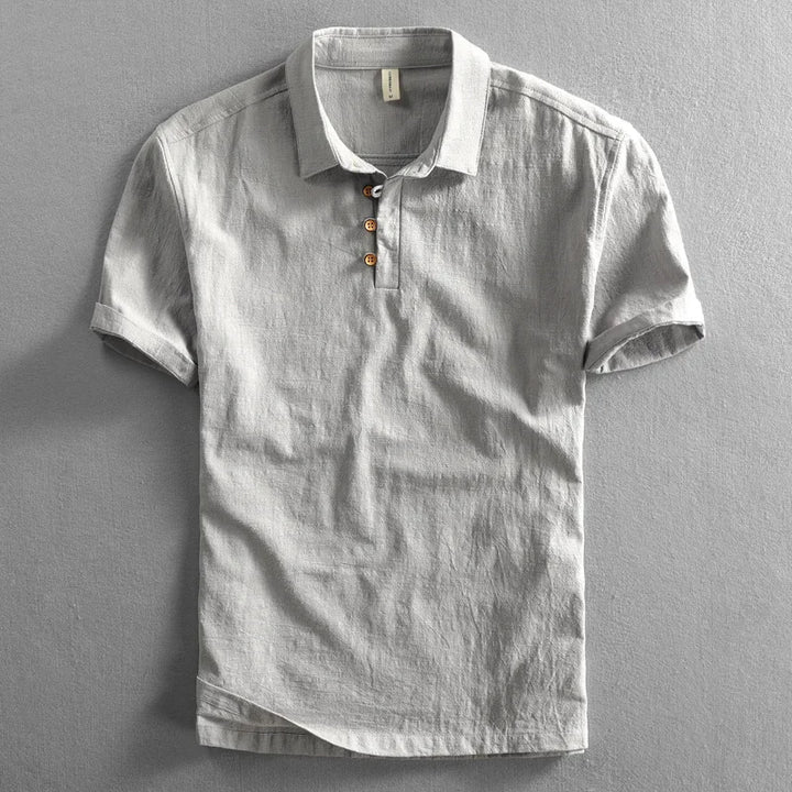 Torino Short Sleeve Linen Button Shirt