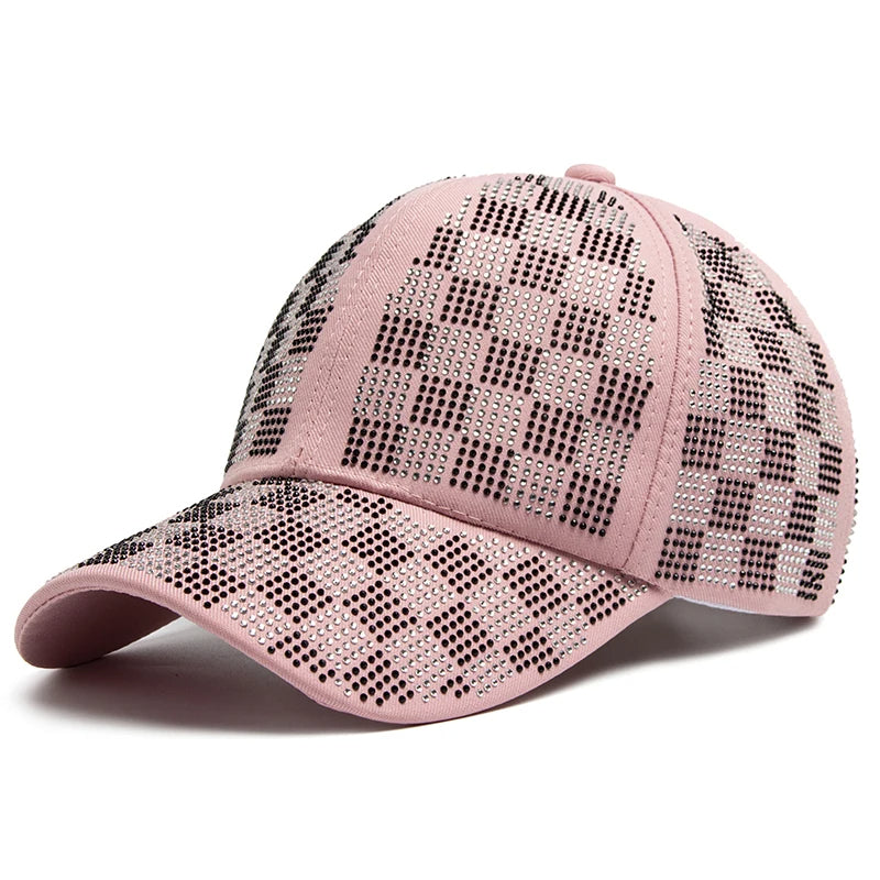 Cortina Crystal Grid Cap