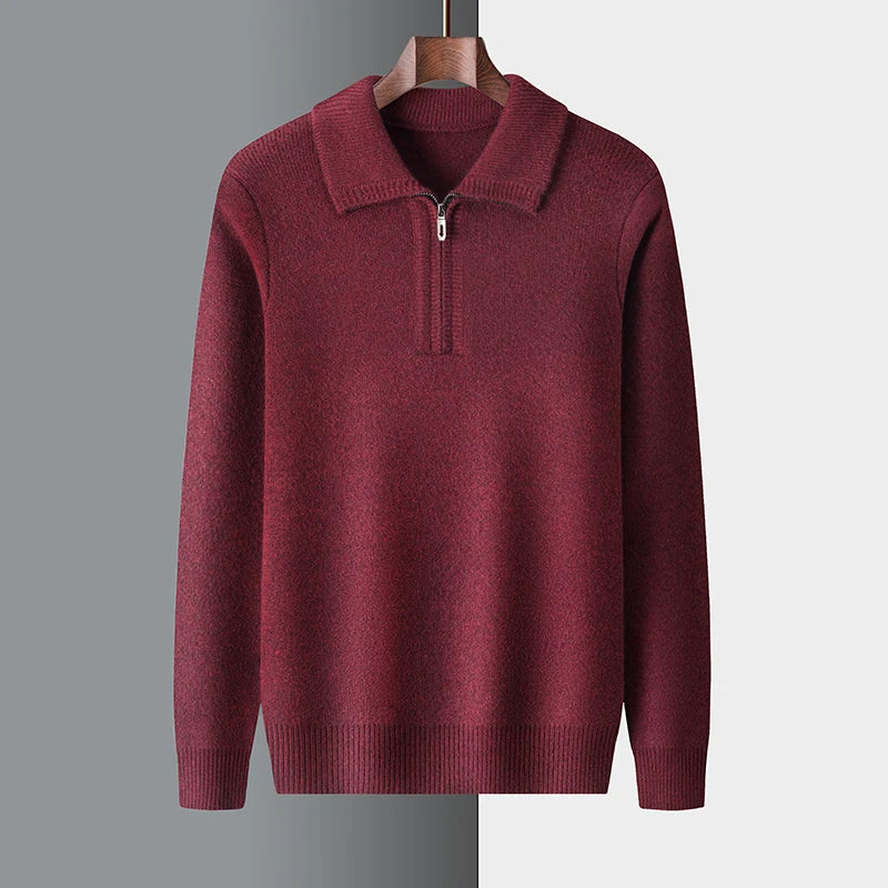 Alpaca Everest Zip Sweater