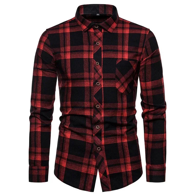 Redford Brushed Plaid Shirt