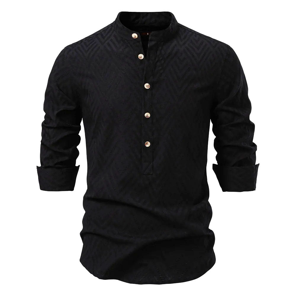 Rowan Cotton Henley Shirt