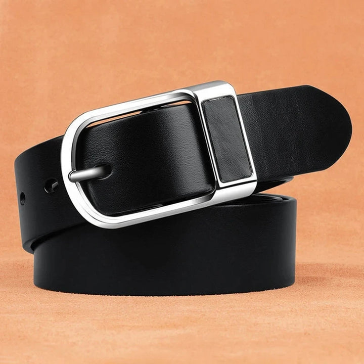 Sterling Cowskin Buckle Belt