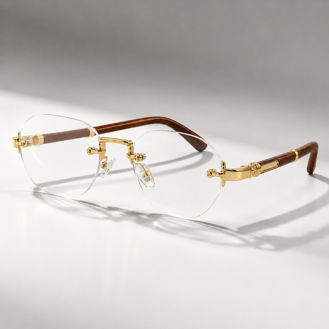 Cannes Gradient Rimless Sunglasses