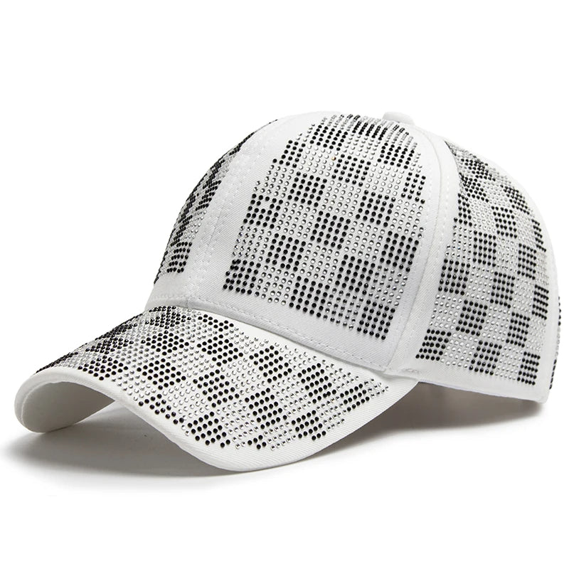 Cortina Crystal Grid Cap
