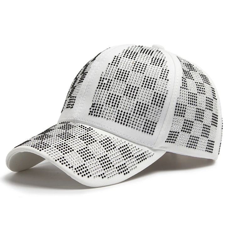 Cortina Crystal Grid Cap
